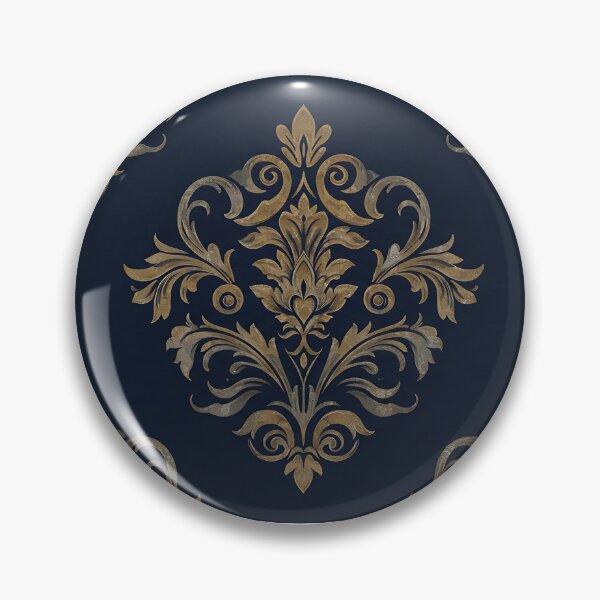 Item preview, Batik: Classic Gold Central Floral Batik designed and sold by saiful020.