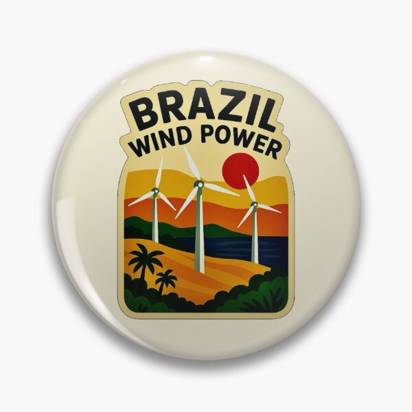 Item preview, Brazil Wind Power - Renewable Energy designed and sold by Myra365Art.
