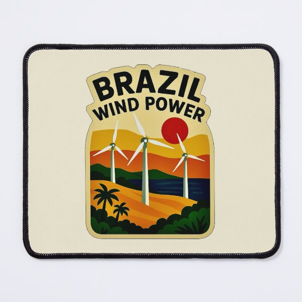 Item preview, Brazil Wind Power - Renewable Energy designed and sold by Myra365Art.