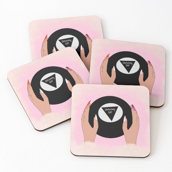 Item preview, Definitely Gay Magic 8 Ball designed and sold by beccamax.