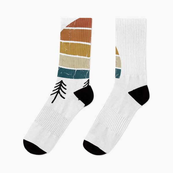 Item preview, Retro Christmas Sunset Forest – Minimal Holiday Trees designed and sold by FratddArtworks.