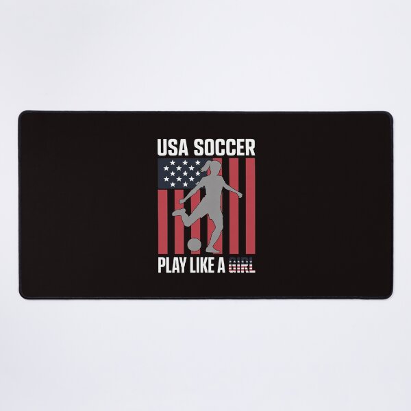 Item preview, Soccer Usa Soccer Play Like A Girl designed and sold by RopboxRone.