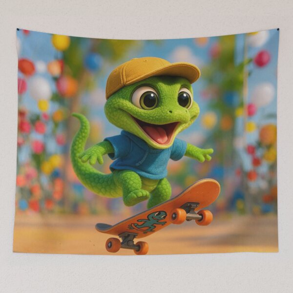 Item preview, Skater Green Snake designed and sold by Sillytoe.