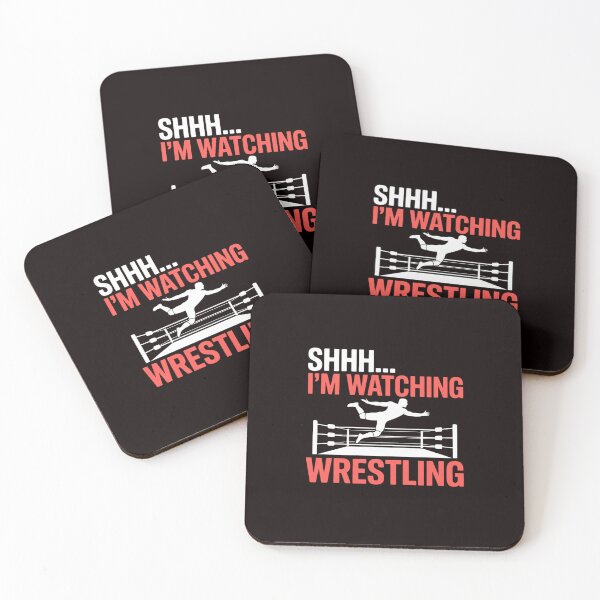 Item preview, Shhh I'm Watching Wrestling Wrestling Fans Lover Gift designed and sold by RopboxRone.