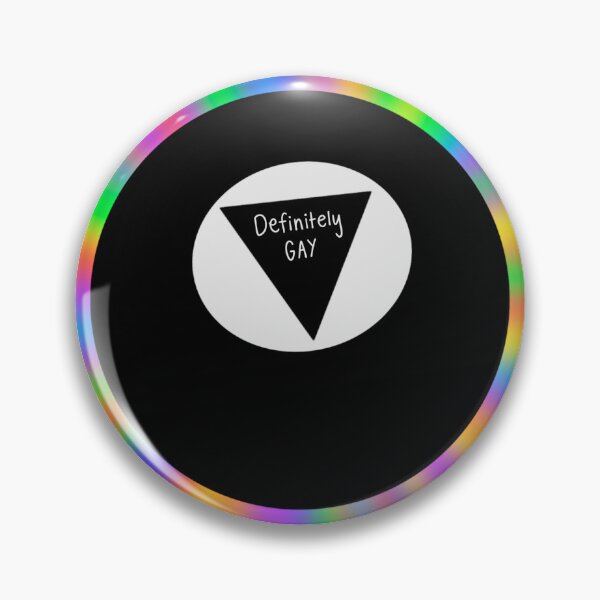Item preview, Definitely Gay Magic 8 Ball - Cropped designed and sold by beccamax.