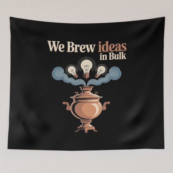Item preview, We Brew Ideas in Bulk Corporate Team Coffee designed and sold by Rotasiin.