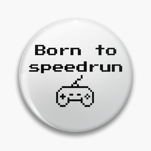Item preview, Born to Speedrun – Pixel Gamer Controller Design designed and sold by PHRASEandSTYLE.