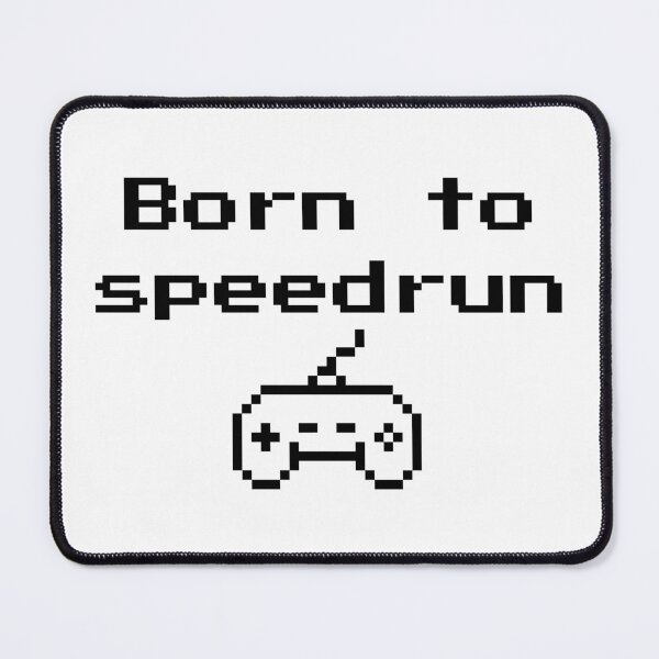 Item preview, Born to Speedrun – Pixel Gamer Controller Design designed and sold by PHRASEandSTYLE.