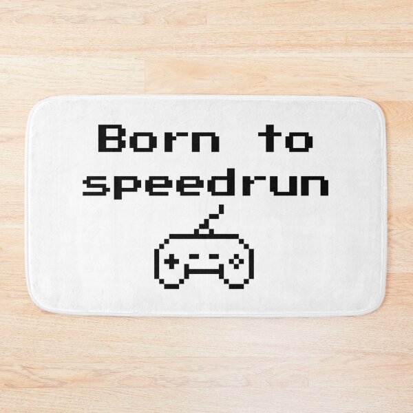 Item preview, Born to Speedrun – Pixel Gamer Controller Design designed and sold by PHRASEandSTYLE.
