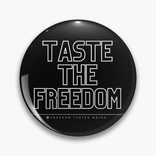 Item preview, *Taste the Freedom (Freedom Tastes Weird) – Funny Sarcastic Typography designed and sold by NSB-Design.