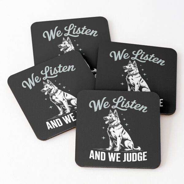 Item preview, we listen and we judge dachshund designed and sold by Rotasiin.