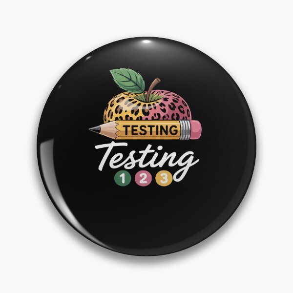 Item preview, Testing Testing 123 Leopard Test Day For Teachers Students designed and sold by procionartss.