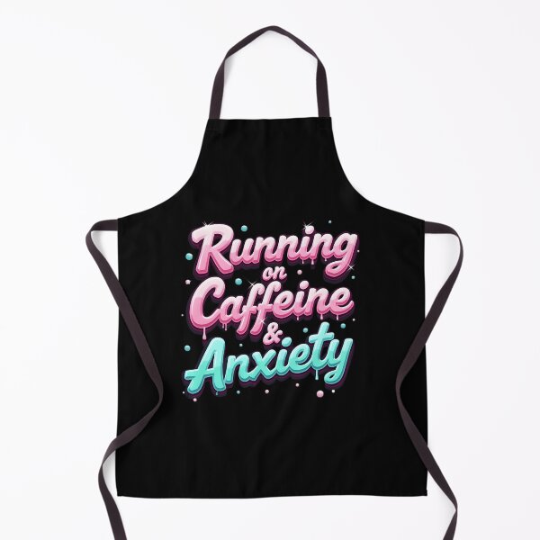 Artikelvorschau, Running On Caffeine Anxiety Retro Neon Bubble Font entworfen und verkauft von pekanelm43.
