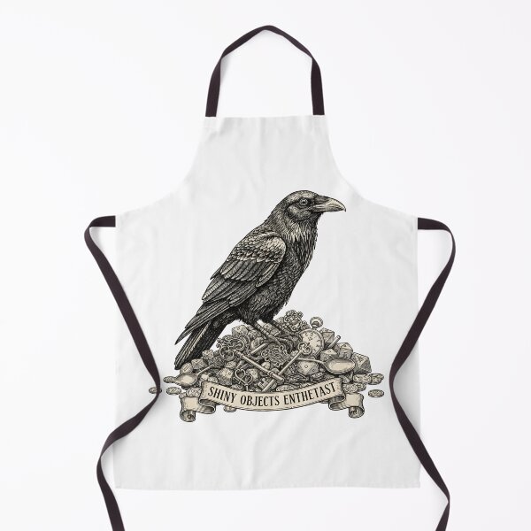 Item preview, Raven Hoarder – Shiny Objects Enthusiast designed and sold by BestiaryAtelier.
