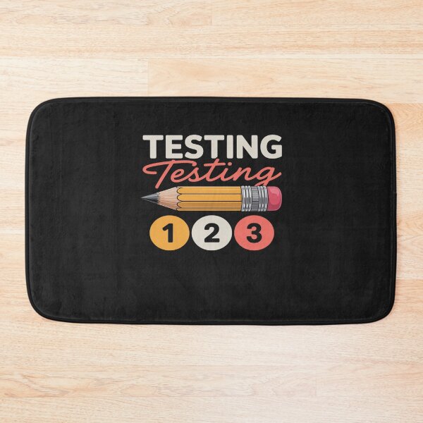 Item preview, Testing Testing 123 Test Day Teacher Student STAAR Exam designed and sold by procionartss.