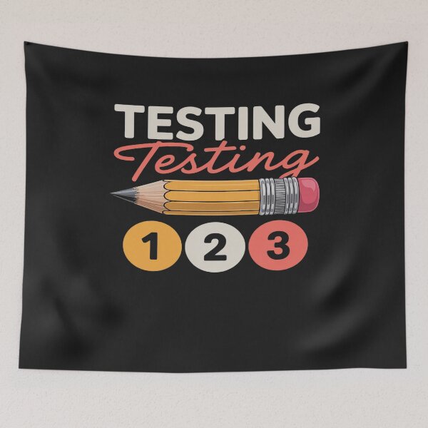Item preview, Testing Testing 123 Test Day Teacher Student STAAR Exam designed and sold by procionartss.