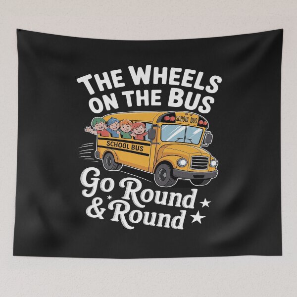 Item preview, The Wheels On The Bus Go Round And Round Back To School designed and sold by procionartss.