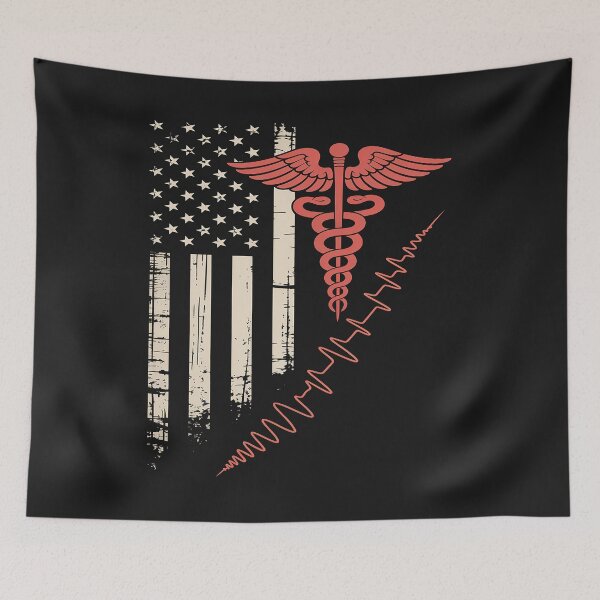 Item preview, Thin Red Line USA Flag Nurse designed and sold by procionartss.
