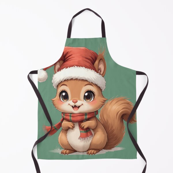 Item preview, Cute Christmas Squirrel Kawaii Art designed and sold by wildexperience.