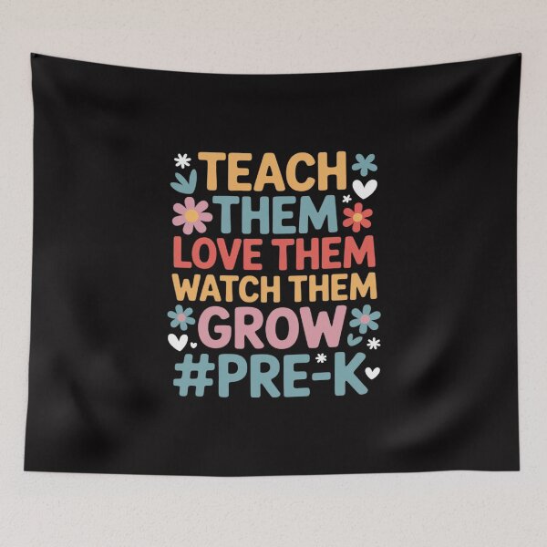 Item preview, Pre-K Teacher Teach Them Love Them Watch Them Grow Men Women designed and sold by Silicula.