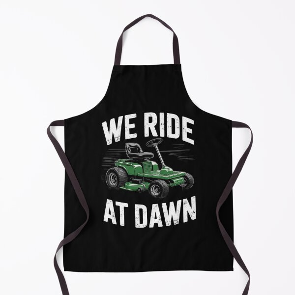 Item preview, We Ride At Dawn Landscapers Lawn Mower Gardener Lawn Mowing designed and sold by Rotasiin.