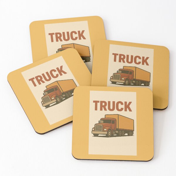 Item preview, Retro Heavy Duty Truck Artwork designed and sold by NomadUSArt.