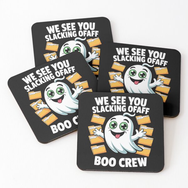 Item preview, We See You Slacking Office Boo designed and sold by Rotasiin.