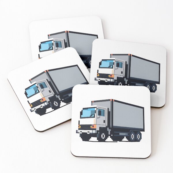Item preview, Chunky Pixel Cargo Truck Sticker Icon designed and sold by BankMano.