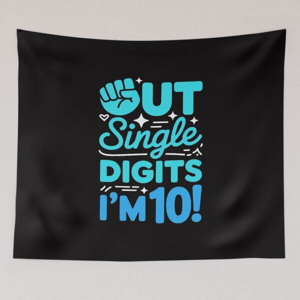 Item preview, Peace Out Single Digits Im 10 Ten Year Old Boy 10th Birthday designed and sold by Silicula.