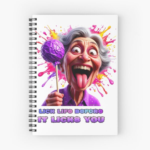 Item preview, Funny Grandma Gift – Lick Life Before It Licks You designed and sold by Nox Studios.