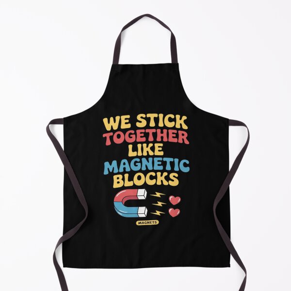Item preview, We Stick Together Magnetic Blocks Couples Novelty designed and sold by Rotasiin.