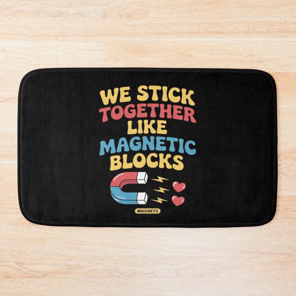 Item preview, We Stick Together Magnetic Blocks Couples Novelty designed and sold by Rotasiin.