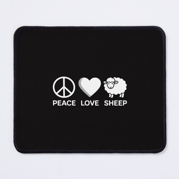 Item preview, Peace Love Sheeps Cute Peace Sign Farmer Sheep Lover designed and sold by Silicula.