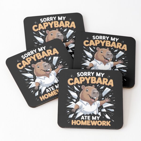 Item preview, Sorry My Capybara Ate My Homework - Funny Capy Rodent Animal designed and sold by DentistLegal.