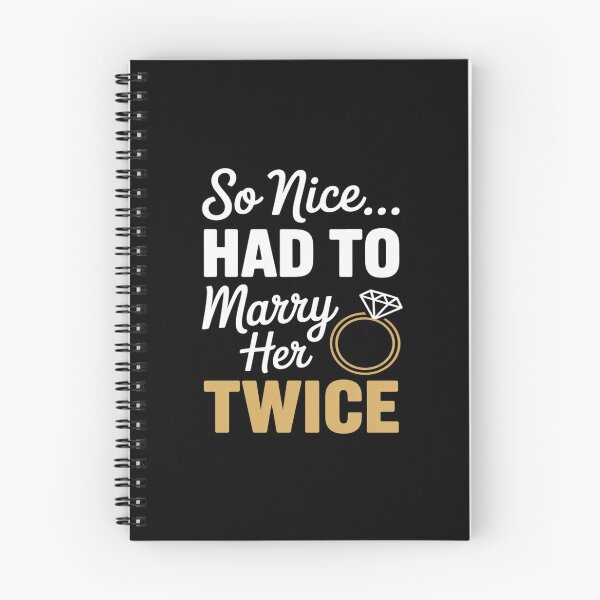 Item preview, Wedding Vow Renewal Ceremony So Nice Had to Marry Her Twice designed and sold by Rotasiin.