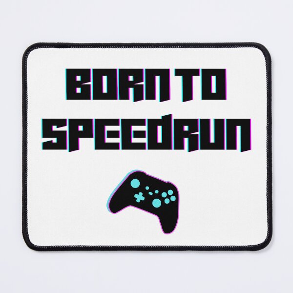 Item preview, Born to Speedrun – Neon Pastel Gamer Aesthetic designed and sold by PHRASEandSTYLE.
