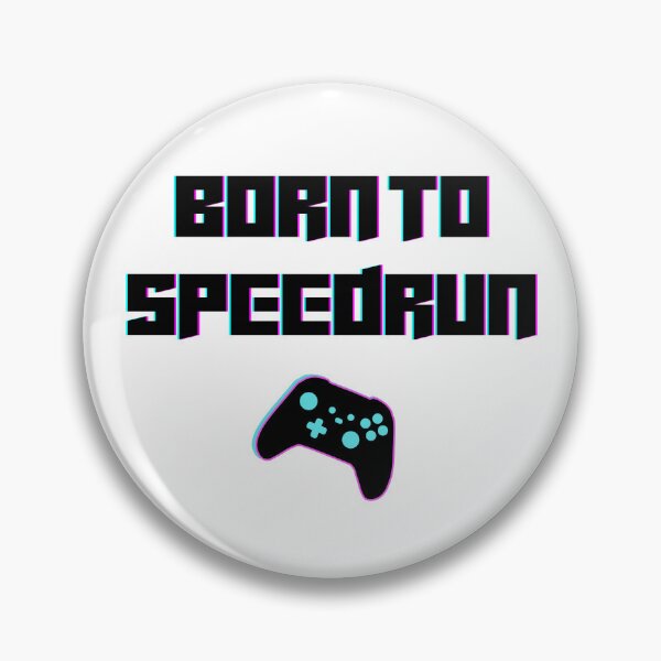 Item preview, Born to Speedrun – Neon Pastel Gamer Aesthetic designed and sold by PHRASEandSTYLE.