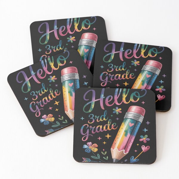 Item preview, Tie Dye 3rd Grade Back To School Hello Third Grade Teacher designed and sold by AvagondaMind.