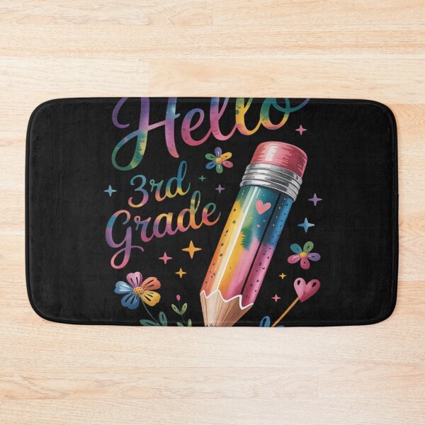 Item preview, Tie Dye 3rd Grade Back To School Hello Third Grade Teacher designed and sold by AvagondaMind.