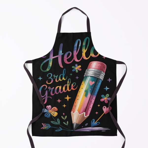 Item preview, Tie Dye 3rd Grade Back To School Hello Third Grade Teacher designed and sold by AvagondaMind.