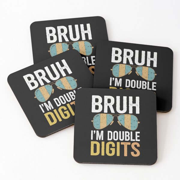 Item preview, Bruh I’m Double Digits 10th Birthday Retro For Preteen Kids designed and sold by pekanelm43.