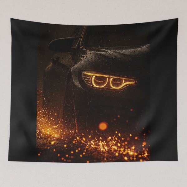 Item preview, Ember Eyes on the Midnight Road designed and sold by ArgentoArt.