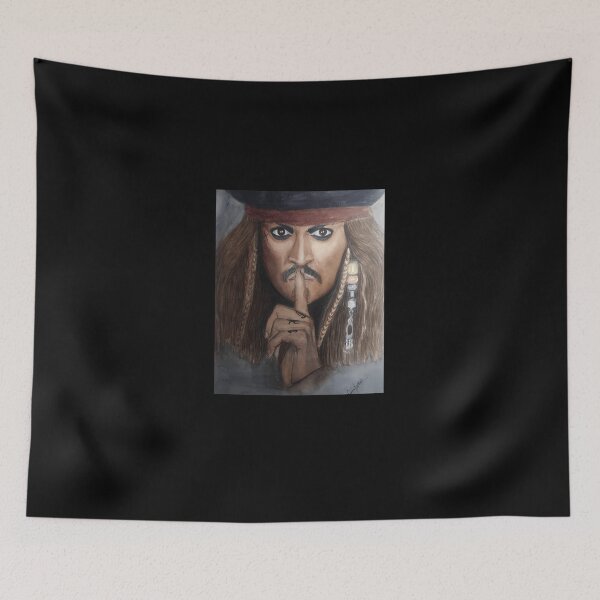 Item preview, Captain-Jack-Sparrow-From-Pirates-Of-The-Caribbean designed and sold by BrunhildSchafer.