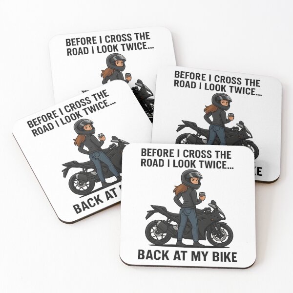 Item preview, Before I Cross the Road I Look Twice... Back at My Bike designed and sold by ThrottleQueen.