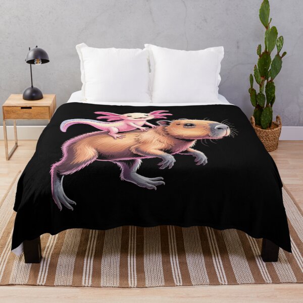 Item preview, Kawaii Axolotl and Capybara Lover designed and sold by DentistLegal.