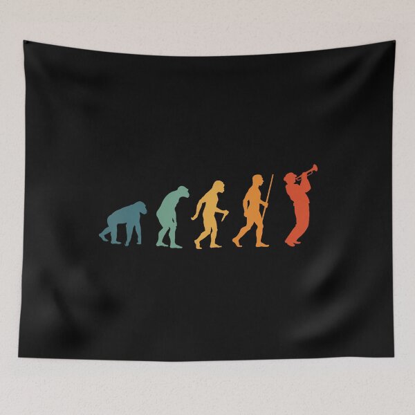 Item preview, Funny Evolution Trumpet Player Brass Band Trumpeter Vintage designed and sold by AndreaBonnie.