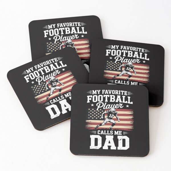 Item preview, My Favorite Football Player Calls Me Dad Father's Day designed and sold by Silicula.