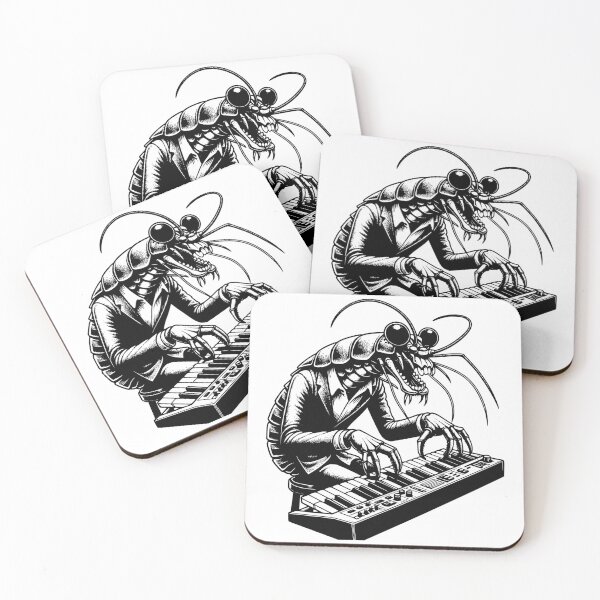 Artikelvorschau, Shrimp Rocker – Wildes Boogie-Woogie-Piano-Monster entworfen und verkauft von Goomez Art.