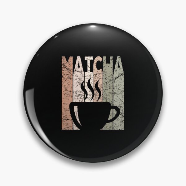 Item preview, vintage matcha, retro espresso, green tea, tea lover, Japanese style, trendy drink, unique gift, caffeine lover, hipster style, coffee substitute, trendy print. designed and sold by DanielleTonia.