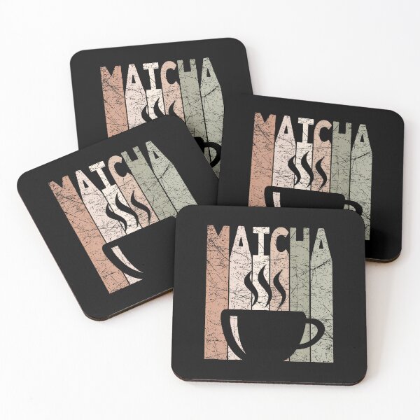 Item preview, vintage matcha, retro espresso, green tea, tea lover, Japanese style, trendy drink, unique gift, caffeine lover, hipster style, coffee substitute, trendy print. designed and sold by DanielleTonia.